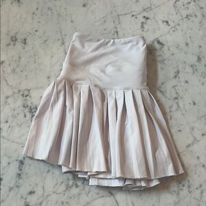 Gold Hinge skirt white